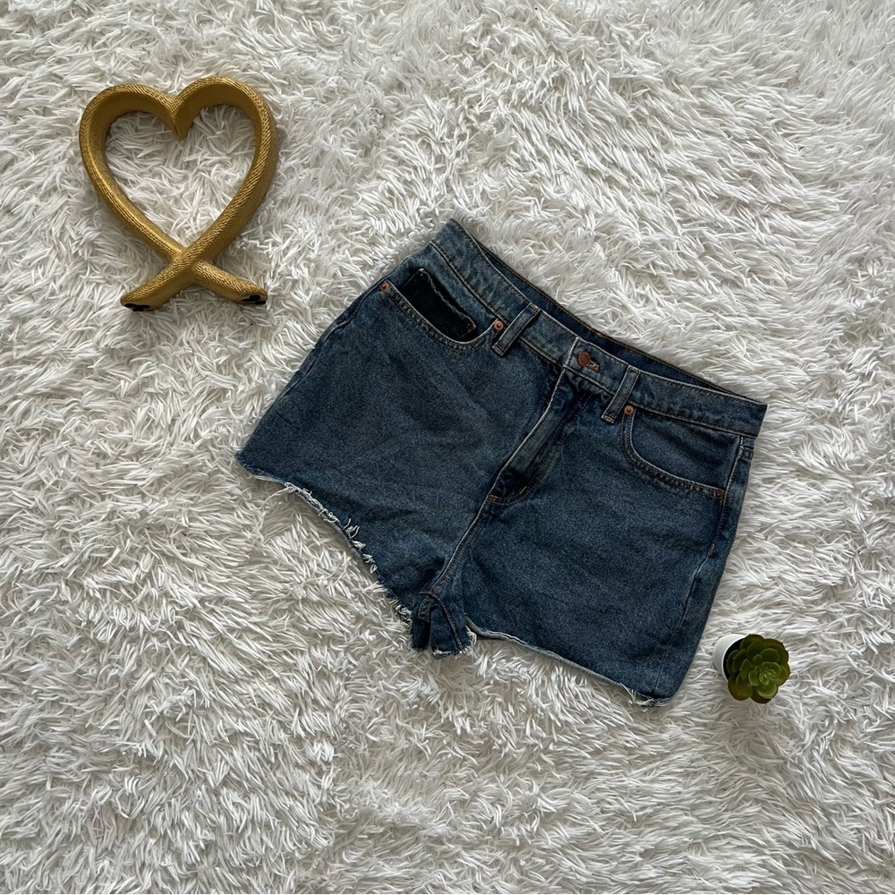 PINK Victoria's Secret Blue Jean Shorts